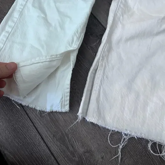 Zara Girls Size 9 White wide leg Jeans - Picture 8 of 8